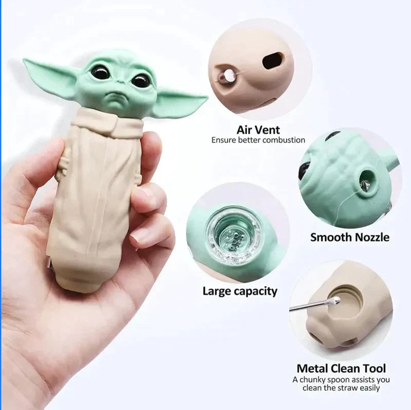 4.5" YD Silicone Hand pipe