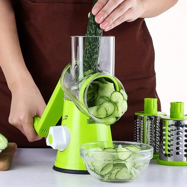 Manual Vegetable Cutter Slicer Multifunctional Round Slicer Gadget