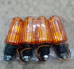 Plastic mudguards plus chain cover and 4 mini indicator (4 pieces) 70cc bike ,rust proof best quality