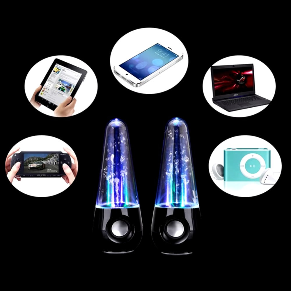 Water dancing speakers ( bullet shape) (random color)