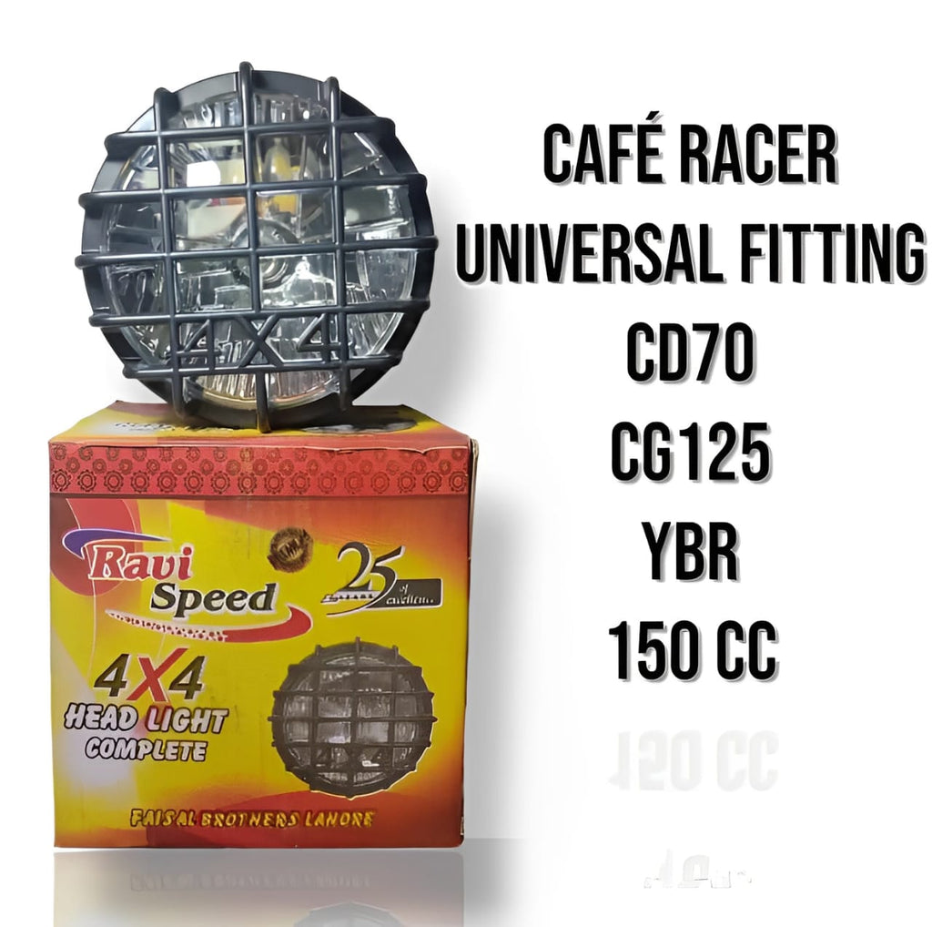 Cafe racer headlight for 70cc and 125cc bike