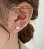 Korean Fish Tail Earrings