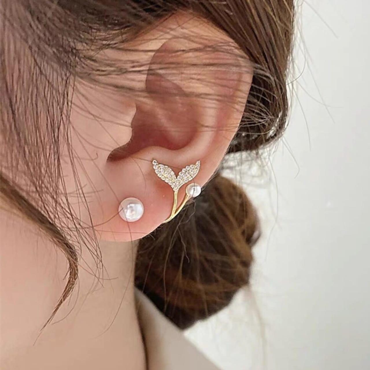 Korean Fish Tail Earrings