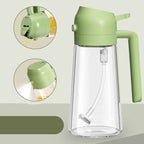 470ml Kitchen Glass Oil Sprayer Bottle | 2-in-1 Olive Oil Dispenser — 𝑩𝑬𝑺𝑻 𝑺𝑬𝑳𝑳𝑬𝑹