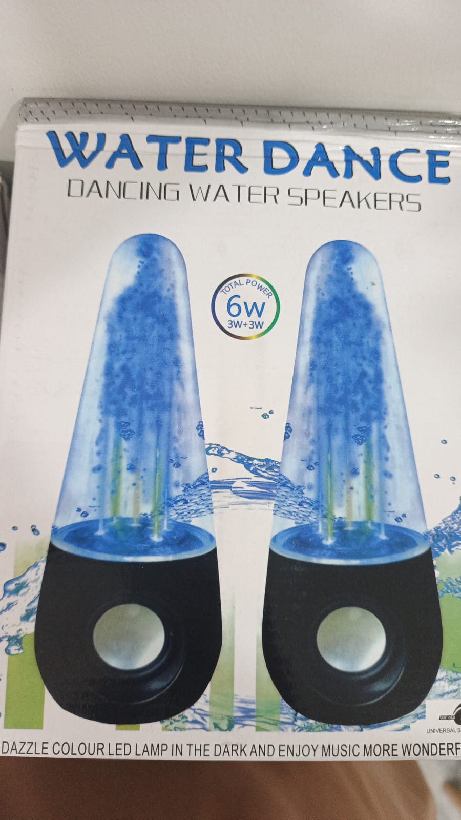 Water dancing speakers ( bullet shape) (random color)