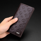 Monogram Luxe Long Wallet – Zip Around Purse with 14 Card Slots