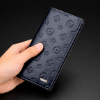 Monogram Luxe Long Wallet – Zip Around Purse with 14 Card Slots