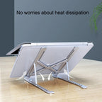 Speedx Foldable Adjustable Laptop Stand for Up to 18-Inch Laptops