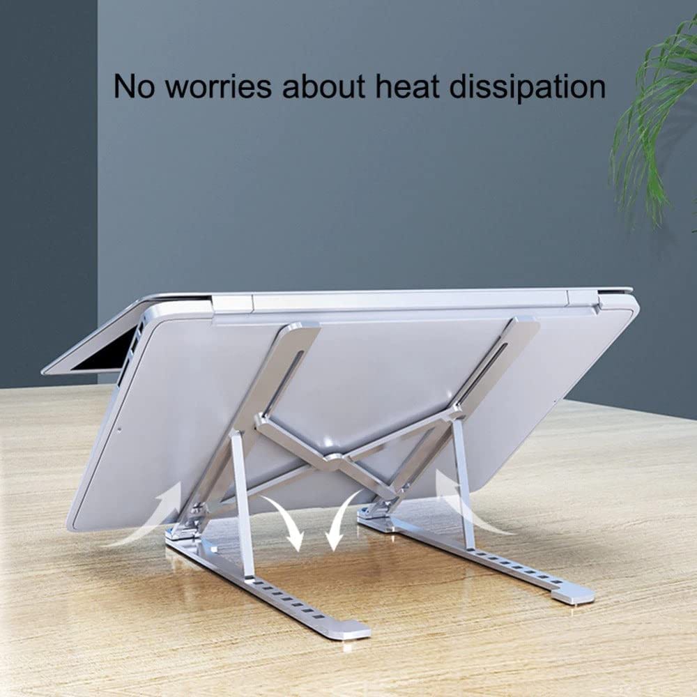 Speedx Foldable Adjustable Laptop Stand for Up to 18-Inch Laptops
