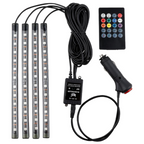 RGB Atmosphere Light for Cars & Bikes | 48 LED Bluetooth APP Control Atmosphere Light
