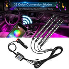 RGB Atmosphere Light for Cars & Bikes | 48 LED Bluetooth APP Control Atmosphere Light