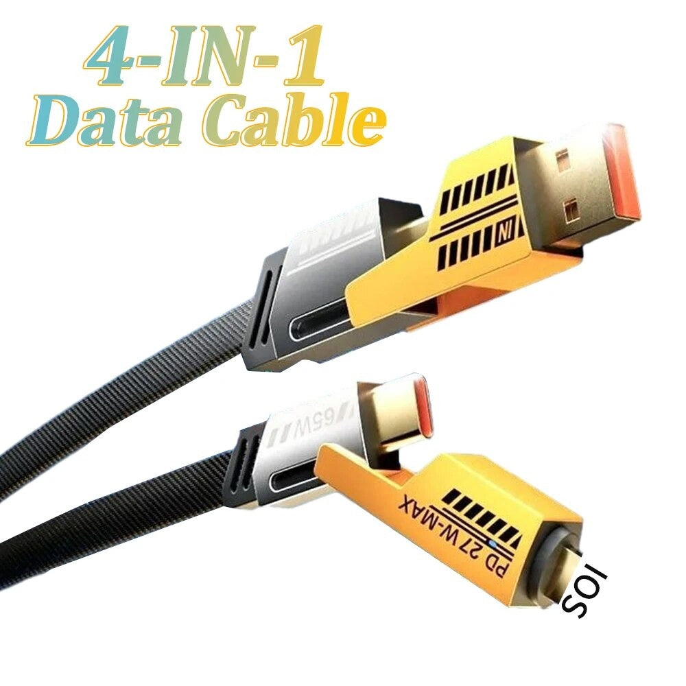 4 In 1 Fast Charging Cable 1.5 Meter