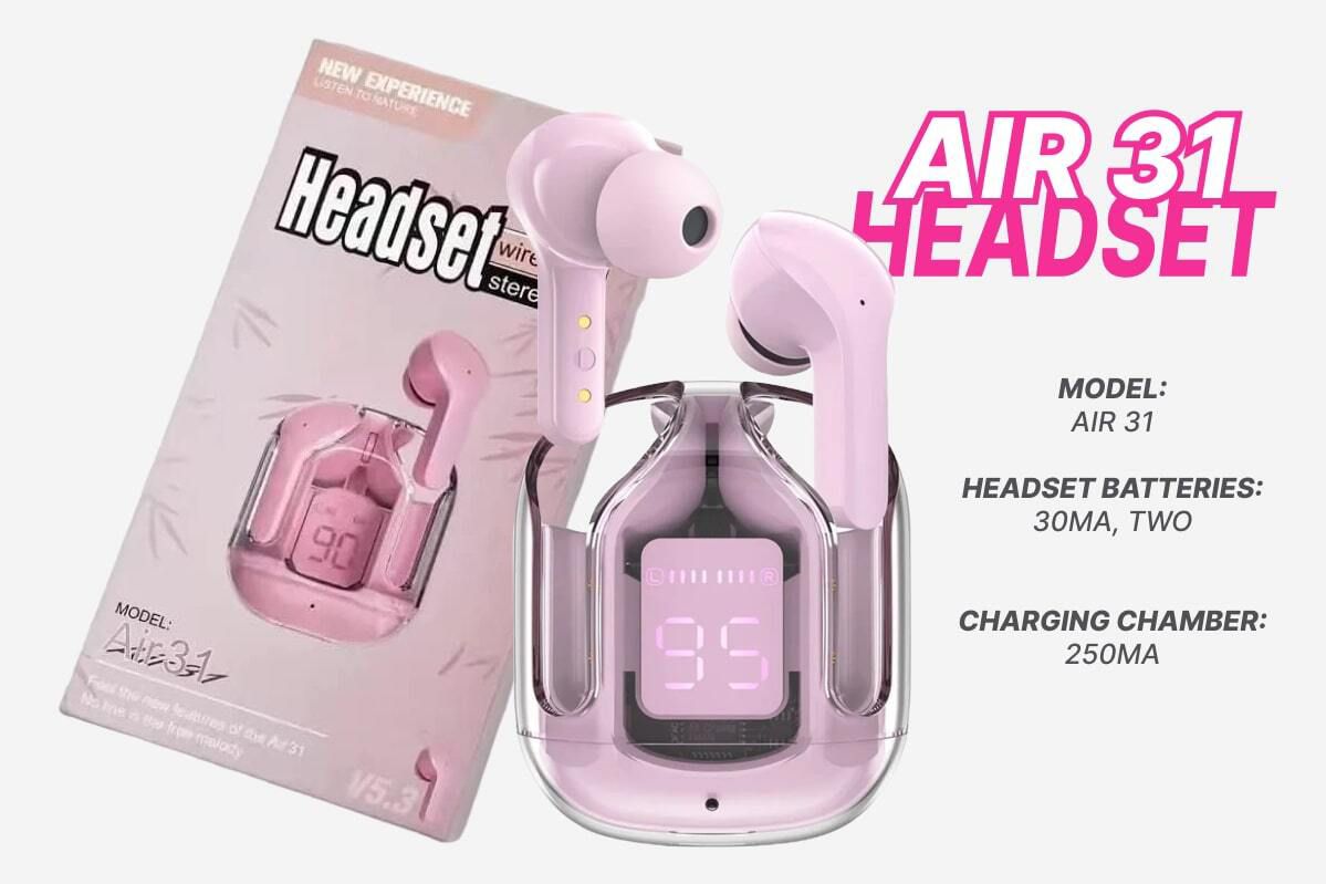 Air31 TWS Wireless Earbuds – Premium Bluetooth Earphones