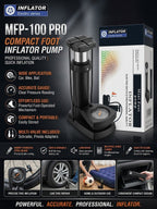 MFP-100 PRO Compact Foot Inflator Pump