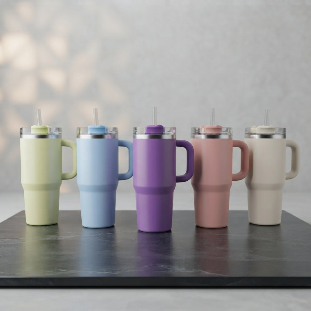 Mini Tumbler Stainless Steel 20oz Random Colour Durable Double Wall Design Portable Travel Mug For Hot And Cold Drinks