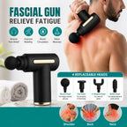 4-in-1 Gun Massager With 5 Speed Modes | Rechargeable Gun Massager Machine