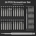 24-in-1 Portable Precision Screwdriver Set with Box Packing