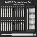 24-in-1 Portable Precision Screwdriver Set with Box Packing