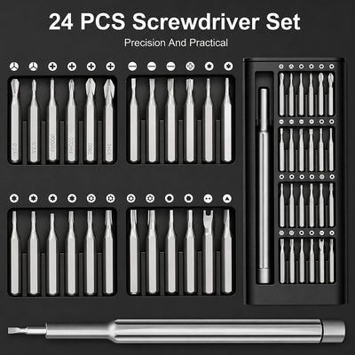 24-in-1 Portable Precision Screwdriver Set with Box Packing