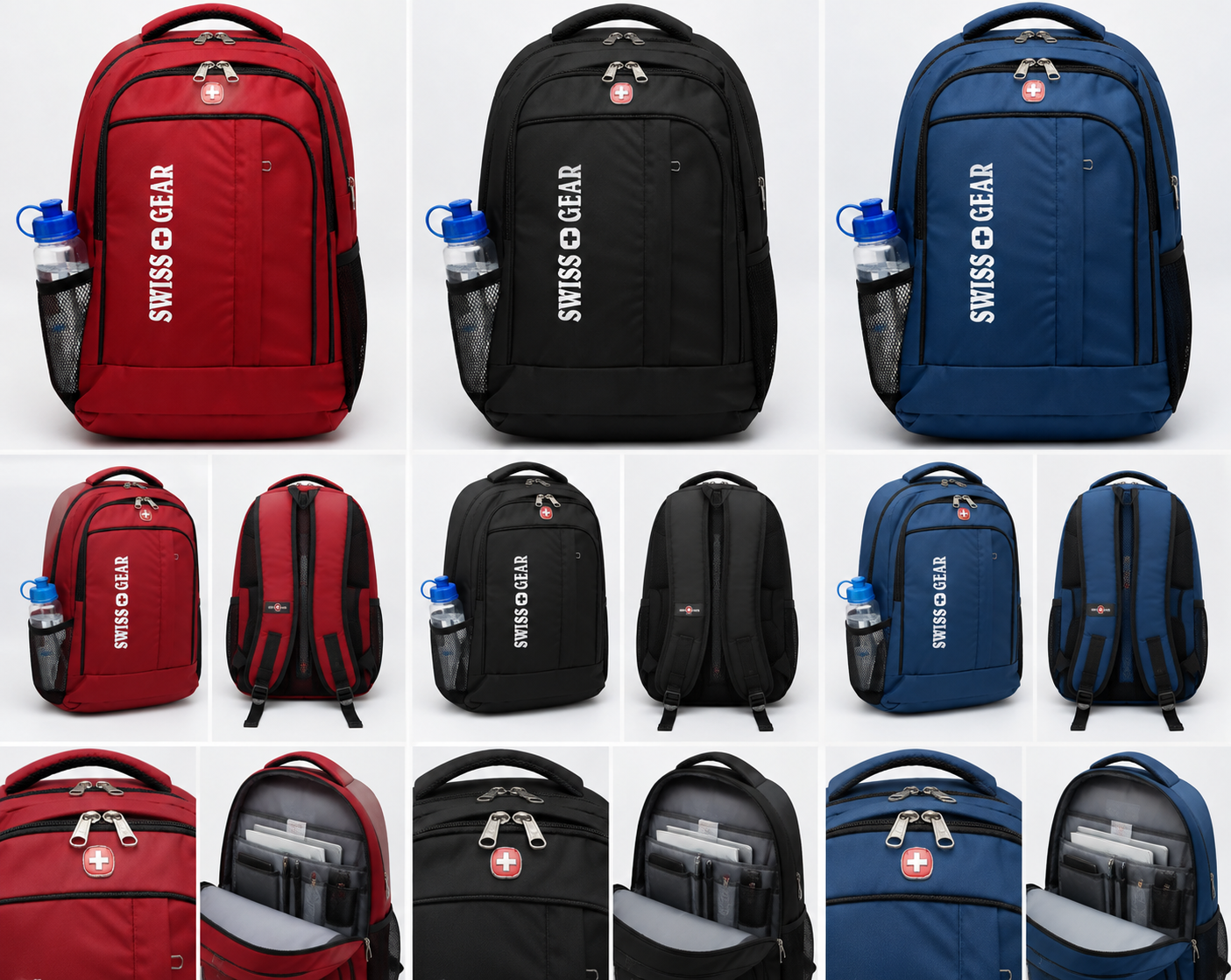 Multi-Compartment College Office Backpack