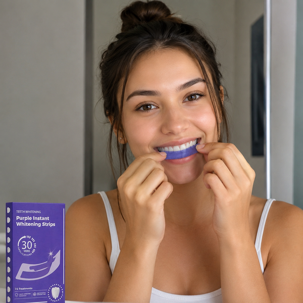Purple Instant Teeth Whitening Strips (14 Treatments)