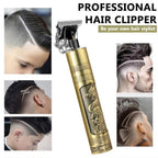 Men's Rechargeable Hair Trimmer with Dragon Design