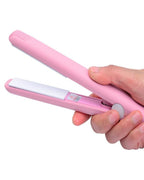 Mini Small Hair Straightener Student Mini Crystal Flat Iron Bangs Straight Hair Curler Fashion Portable Hair Styling Tools
