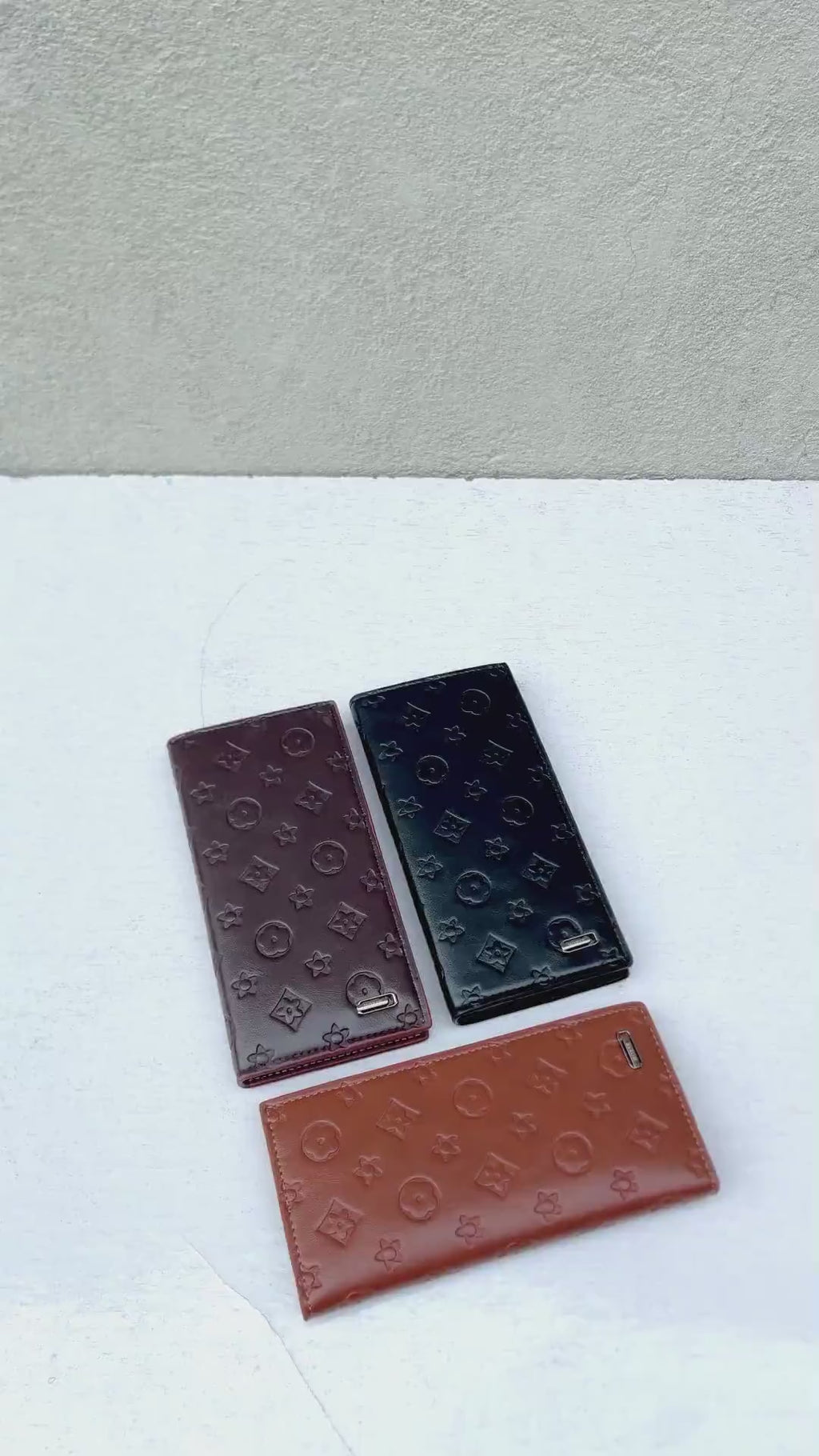 Monogram Luxe Long Wallet – Zip Around Purse with 14 Card Slots